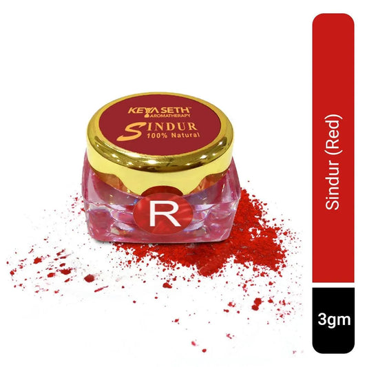 100% Natural Dust Sindoor Red with Herbs Extracts & Floral Pigments Kumkum, No side Effects & No Hair Fall 3g