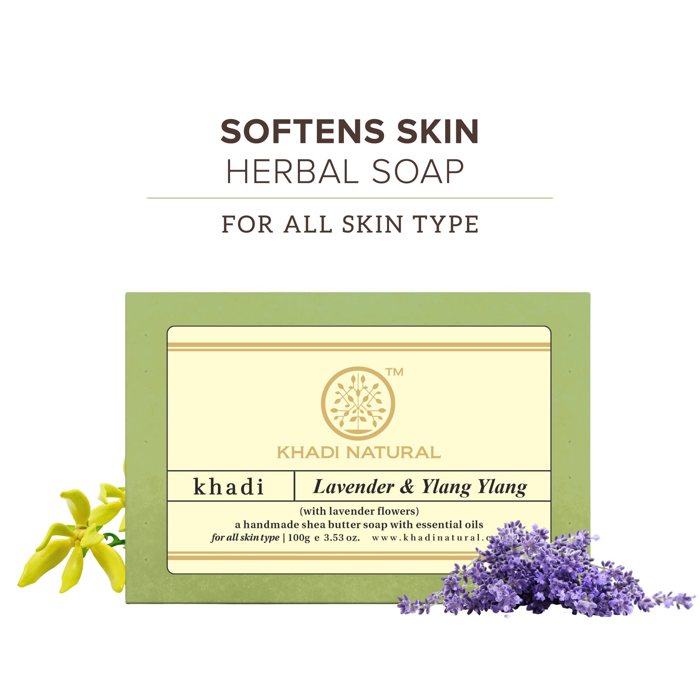 Lavender & Ylang Ylang with Lavender Flowers 100gm