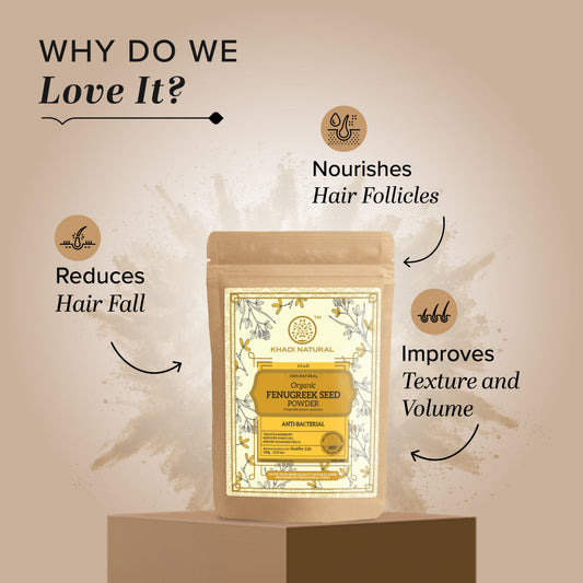 Organic Fenugreek Seed Powder For Hair Care 100% Natural 100gm