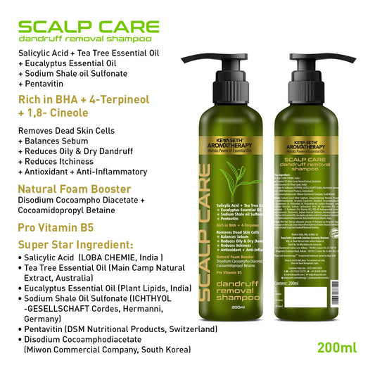 Monsoon Haircare Kit, Scalp Care Dandruff Removal Shampoo & Solution, Alopex Penta Active 10 Solution, Fights Dandruff & Itchiness, Soothes, New Hair Growth 450ml