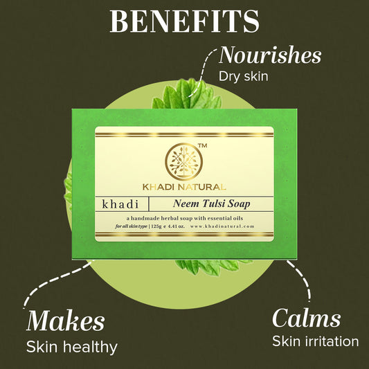 Neem-Tulsi Soap Combo Pack Of 8 125gm Each