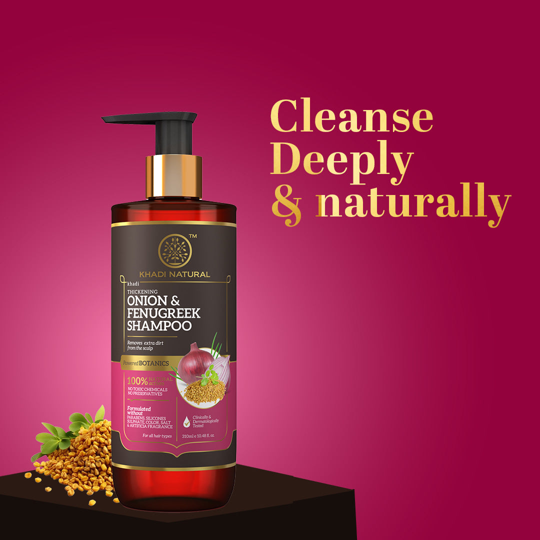 Onion & Fenugreek Hair Cleanser- Paraben Free 310ml