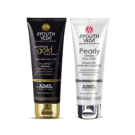 【Ayouthveda】 Luxury Face Wash (Set of 2*100) (100 Each )|ラグジュアリー フェイスウォッシュ|200g
