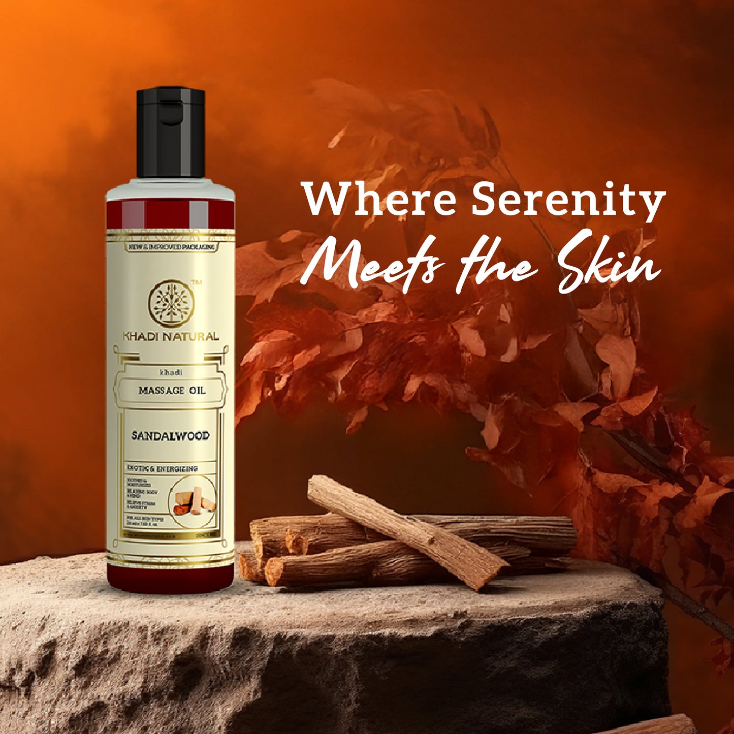 Sandalwood Massage Oil 210ml