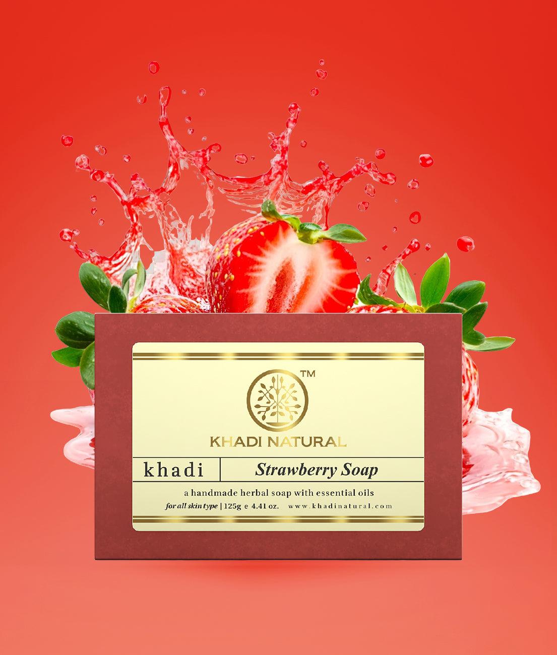 Strawberry Soap 125gm
