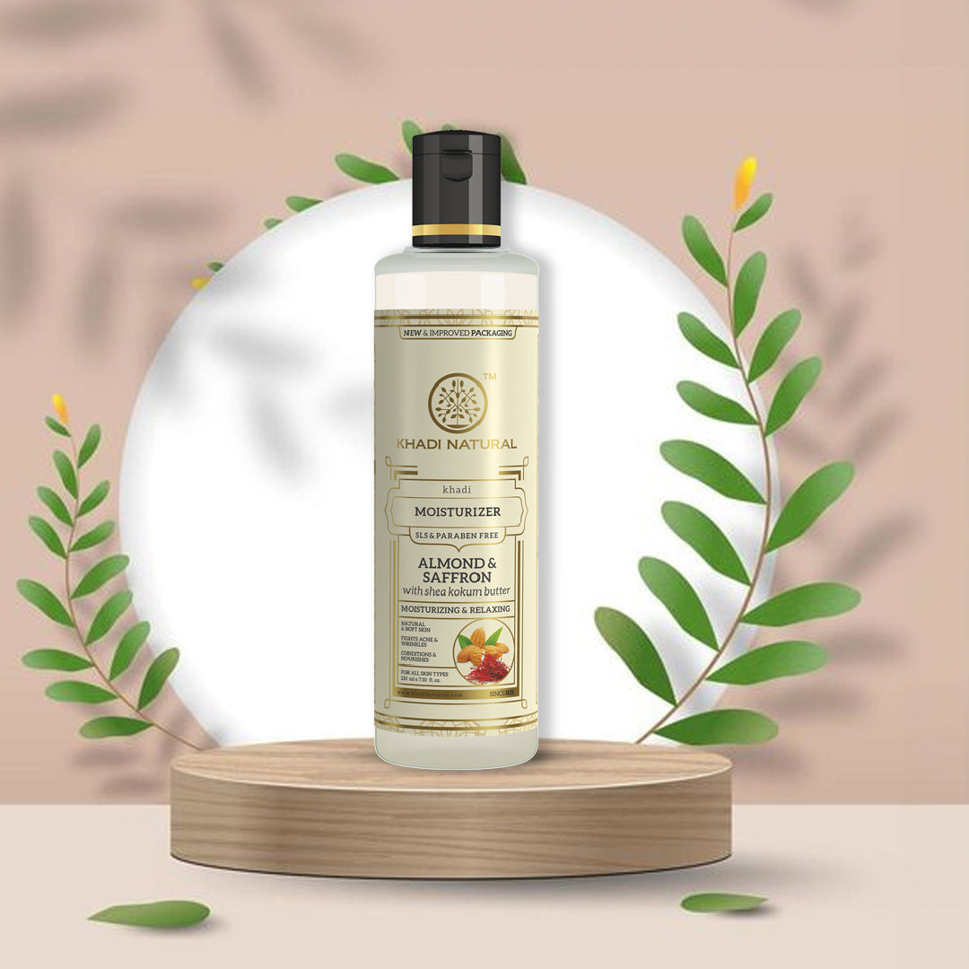 Almond & Saffron Moisturizer- SLS & Paraben Free 210gm
