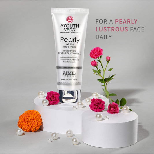 【Ayouthveda】 Pearly White Face Wash 100ml|パーリー ホワイト フェイス ウォッシュ|100ml