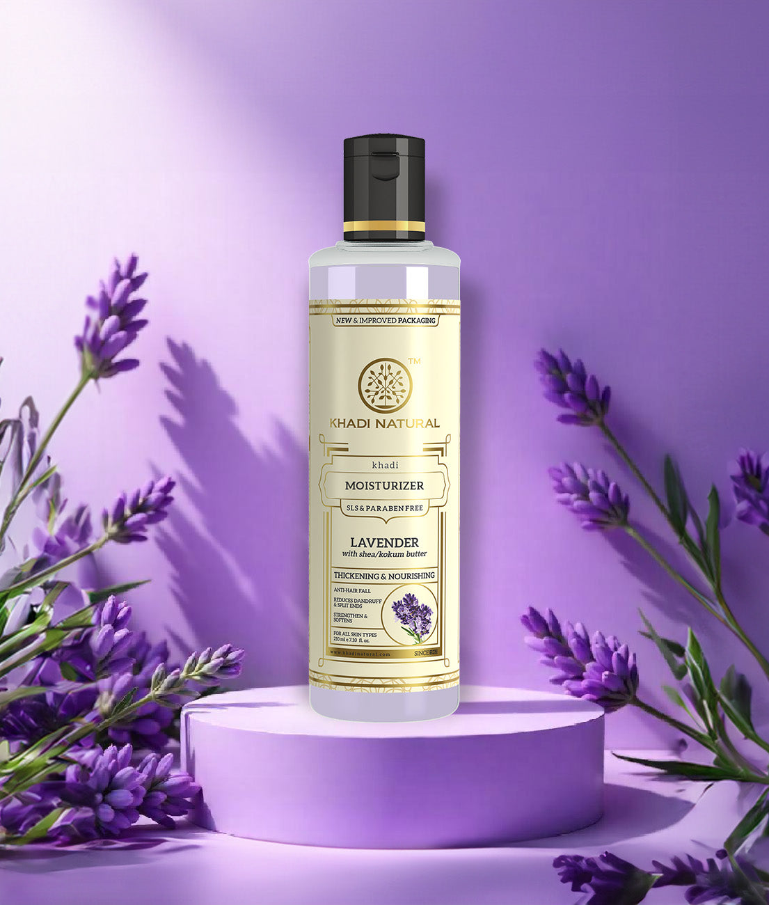 Lavender Moisturizer with Sheabutter - Paraben Free 210ml