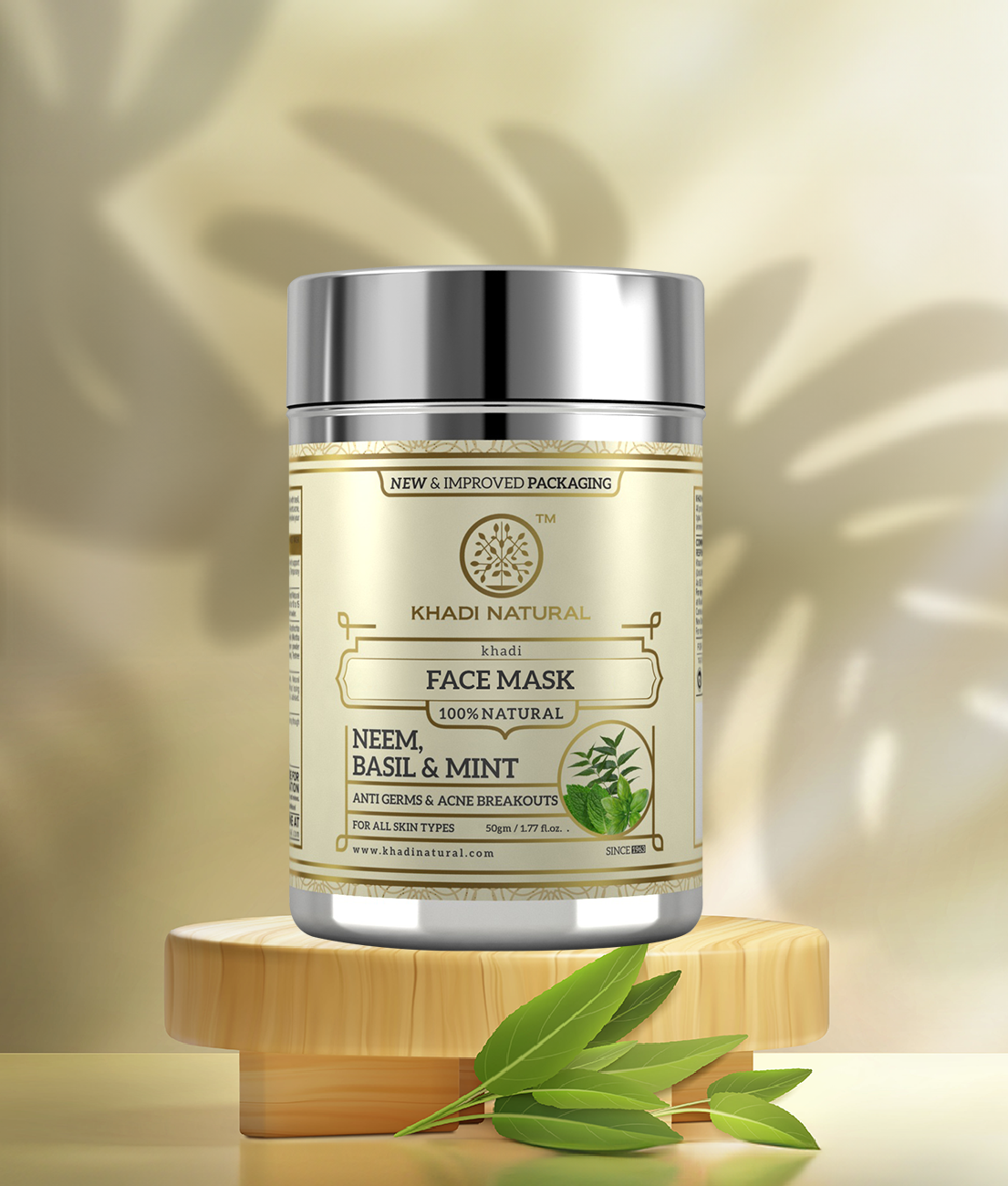 Neem Basil & Mint Anti Acne Face Pack 50gm