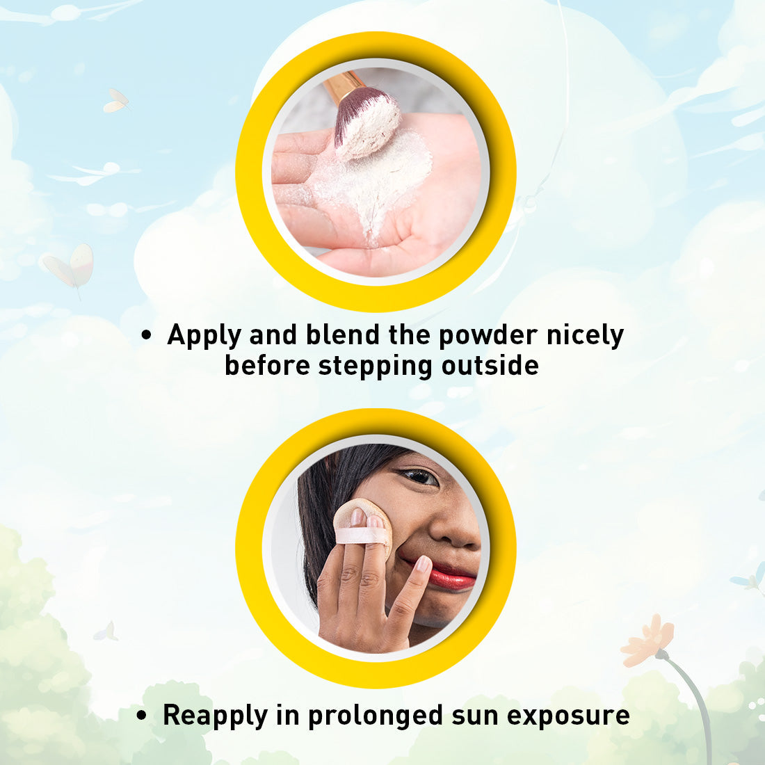 Schoolers Mineral Kids & Baby Sunscreen Powder SPF 50 PA+++, Sweat Resistant, Oil Free 50ml