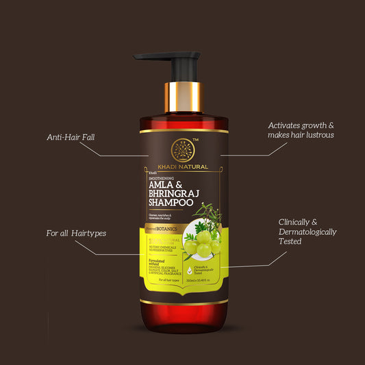 Amla & Bhringraj Hair Cleanser - SLS, Parabens, Color, Salt & Artificial Fragrance Free 310ml