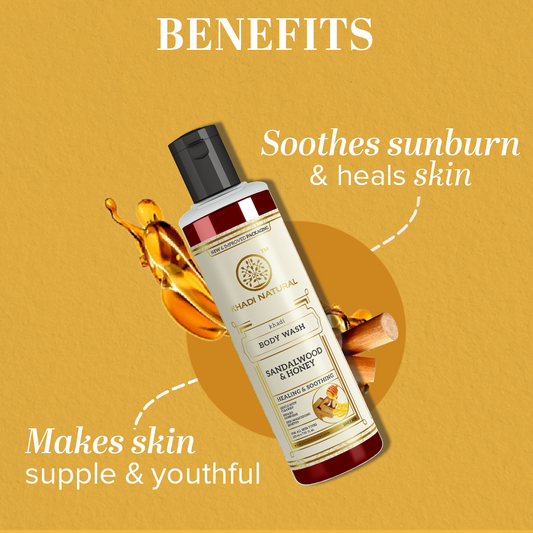 Sandalwood & Honey Body Wash 210ml