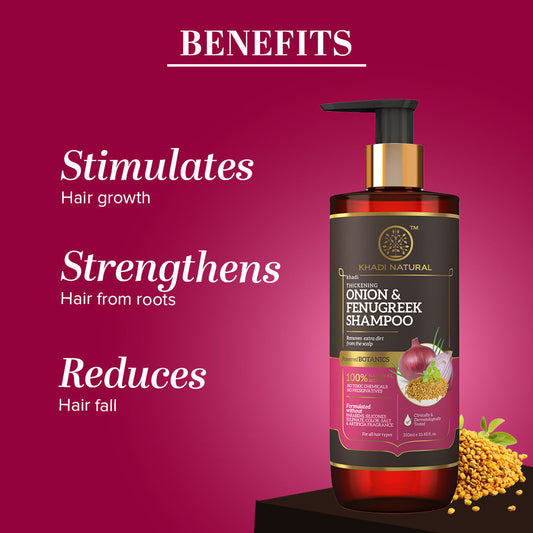Onion & Fenugreek Hair Cleanser- Paraben Free 310ml