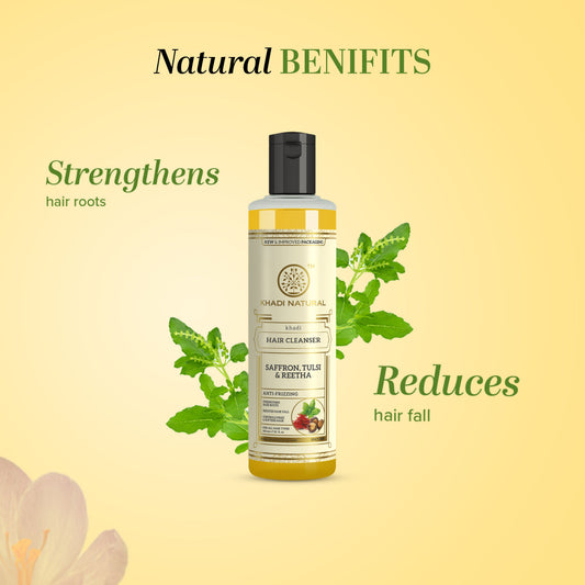 Saffron Tulsi & Reetha Hair Cleanser 210ml