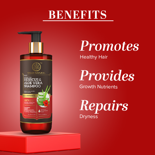 Hibiscus & Aloe Vera Hair Cleanser - Parabens, Silicones, Sulphate, Color, Salt & Artificial Fragrance Free 310ml