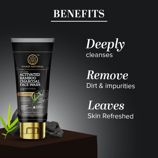 Activated Bamboo Charcoal Face Wash 100gm