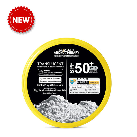 【Keya Seth】 100% Mineral Translucent Sunscreen Loose Powder SPF 50 PA+++|ミネラル トランスルーセント サンスクリーン ルースパウダー SPF50|50g