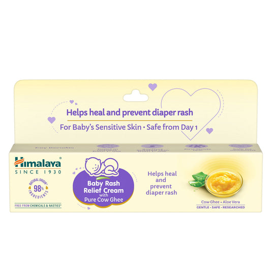 Himalaya Baby Rash Relief Cream with Pure Cow Ghee 50g