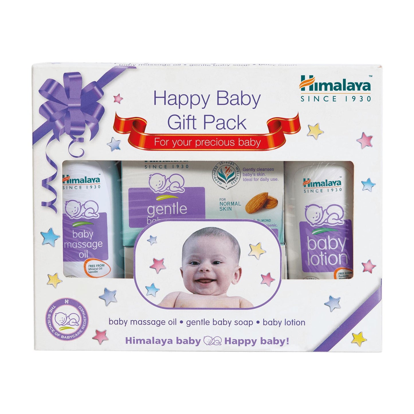 【Himalaya】 Babycare Gift Pack (Oil-Soap-Lotion)|バブイクアレジフトパックオイルソアプローション