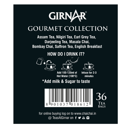 Black Tea Gourmet Collection 36 Tea Bags