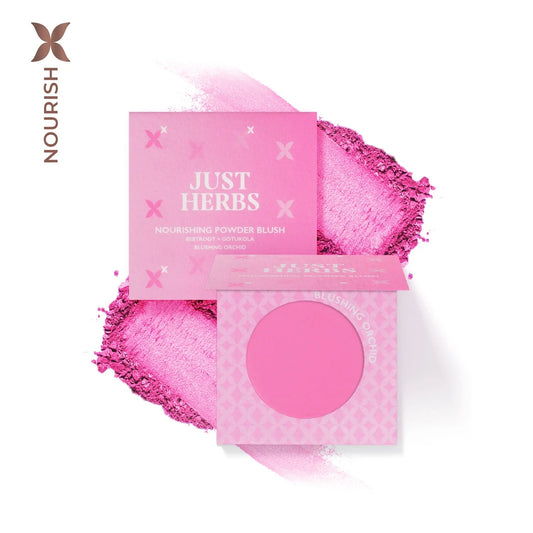 【Just Herbs】 Nourishing Powder Blush with Beetroot and Gotukola|ナリッシング パウダーブラッシュ ビートルート&ゴツコラ|Lush Blossom(ラッシュブロッサム)
