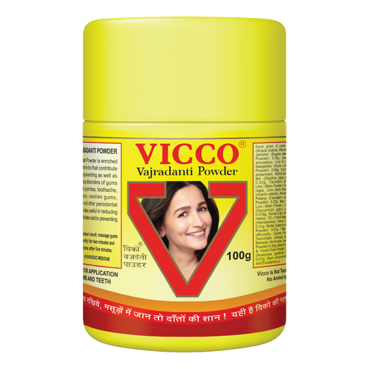 【Vicco】 Vajradanti Tooth Powder|ヴァジュラダンティ トゥースパウダー|100g