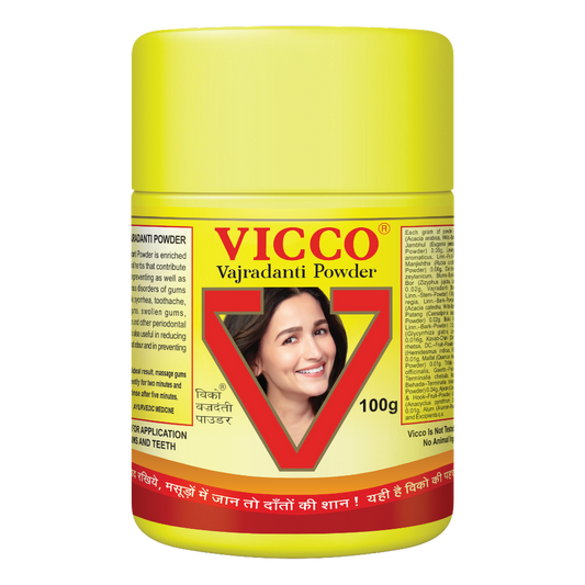 【Vicco】 Vajradanti Tooth Powder|ヴァジュラダンティ トゥースパウダー|50g
