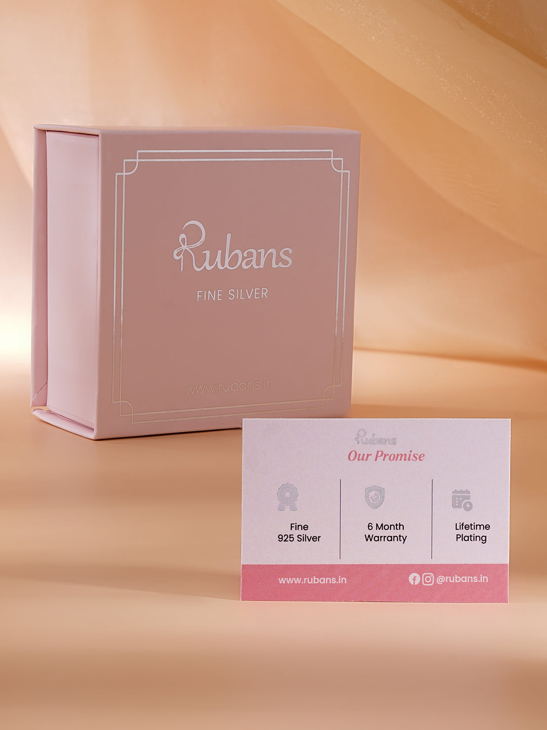 925 Fine Silver Dual Bead Necklace Length-25 cm : Width-0.3 cm