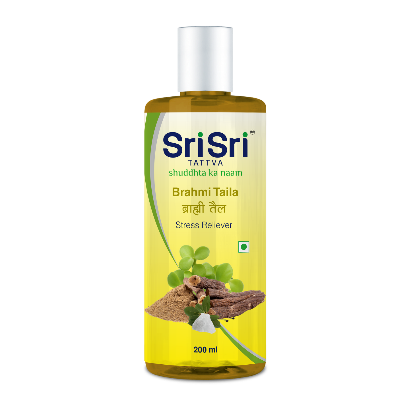 【Sri Sri Tattva】 Brahmi Taila Stress Reliever| ブラフミー タイラ ストレスリリーフ| 200ml