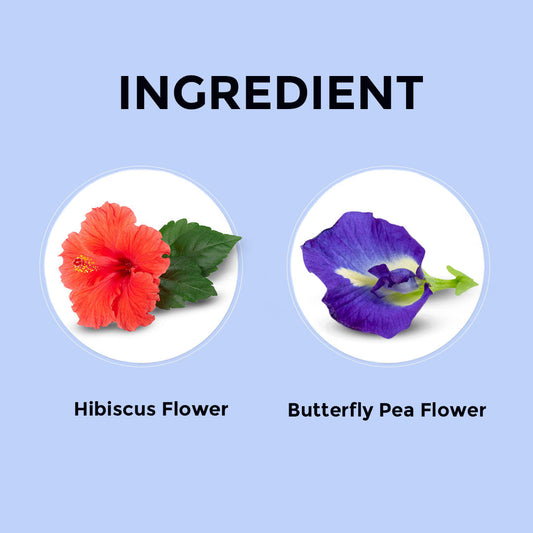 Combo-Butterfly Pea & Hibiscus Flower Tea