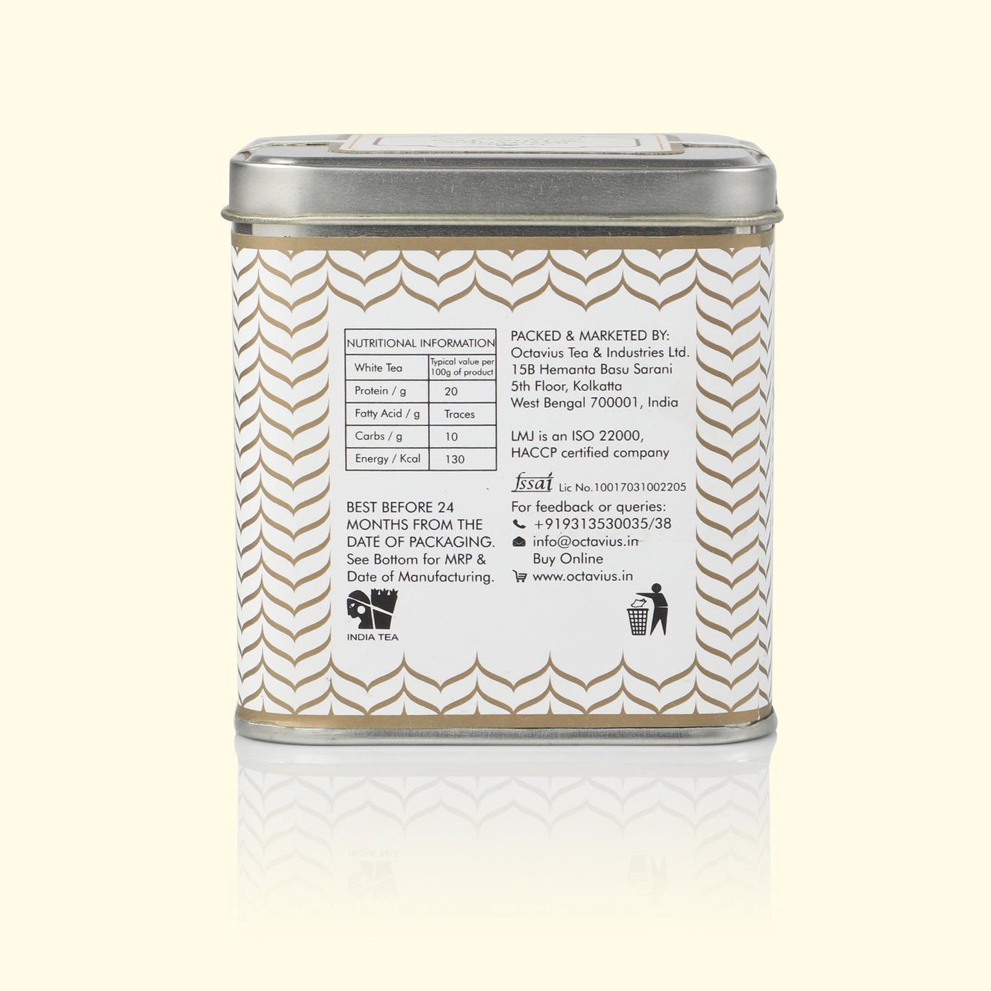 Premium Darjeeling White Tea(Loose Leaf) - 50 Gms (Silver Needle) 50g