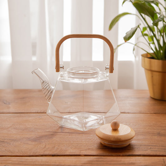 Octavius Facet Brew Borosilicate Glass Kettle – 1500 ml 1500ml