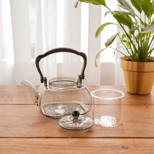 Octavius DuskGlow Borosilicate Glass Kettle – 1100 ml 1100ml