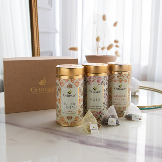 Gourmet Tea Collection-Festive Infusions (3 Tins) 430g