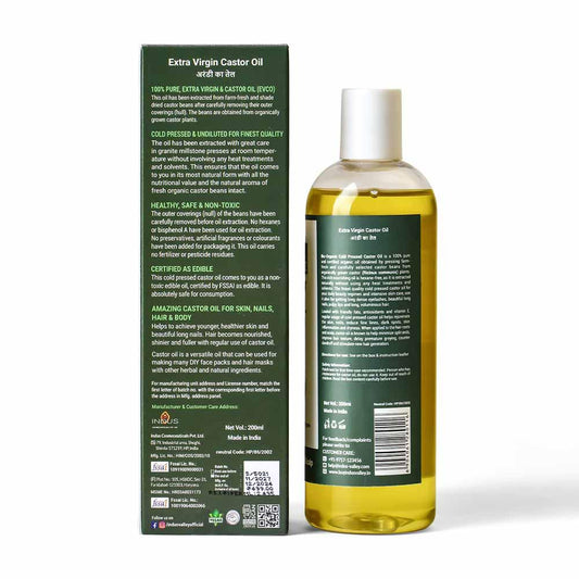 Pure & Organic Castor Oil - 200ml 200ml