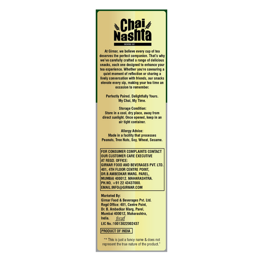 Chai Nashta - Tea Time Puri 140g