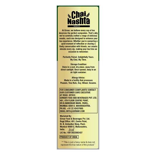 Chai Nashta - Tea Time Puri 140g