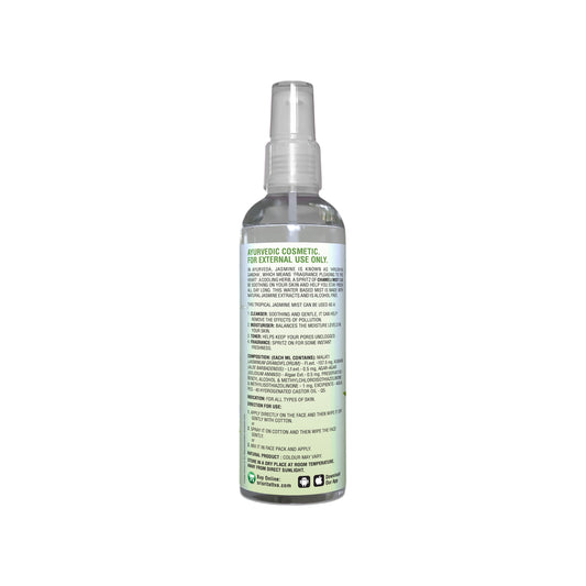 Chameli - Tropical Jasmine Mist | Keep Your Skin Calm And Refreshed | Cleanser, Moisturiser, Toner, Fragrance | Spray Bottle | 50 ml 50ml