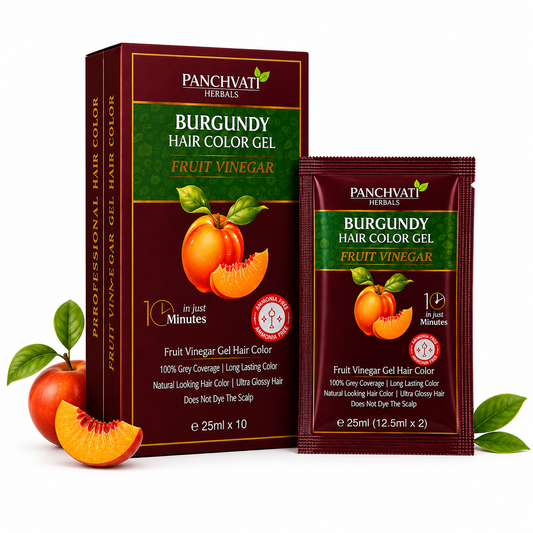 Fruit Vinegar Burgundy Hair Color Gel 25ml x 10 Sachets