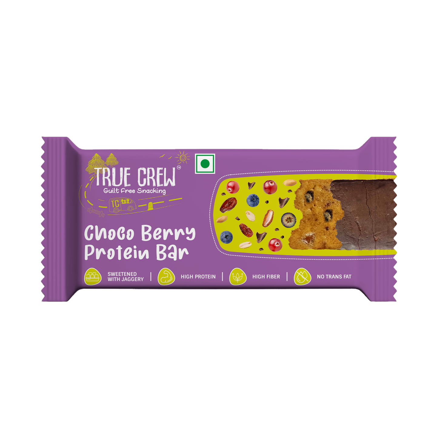 【Sri Sri Tattva】 Choco Berry Protein Bar| チョコベリー プロテインバー| 25g