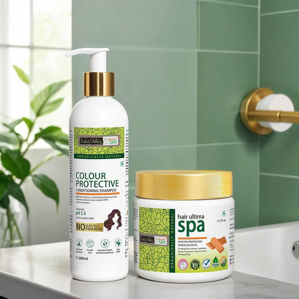 Colour Protective Shampoo and Hair Ultima Spa Combo - 375ml 375ml