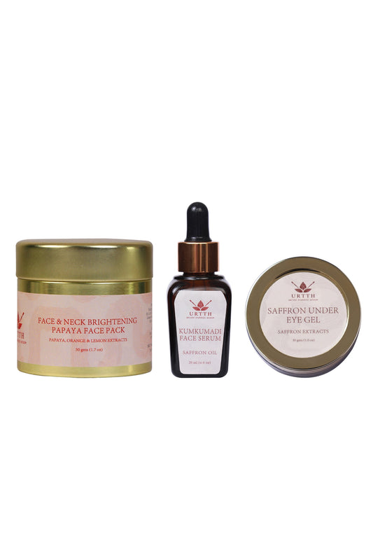 Full Face Care Regime: Kumkumadi, Papaya & Saffron
