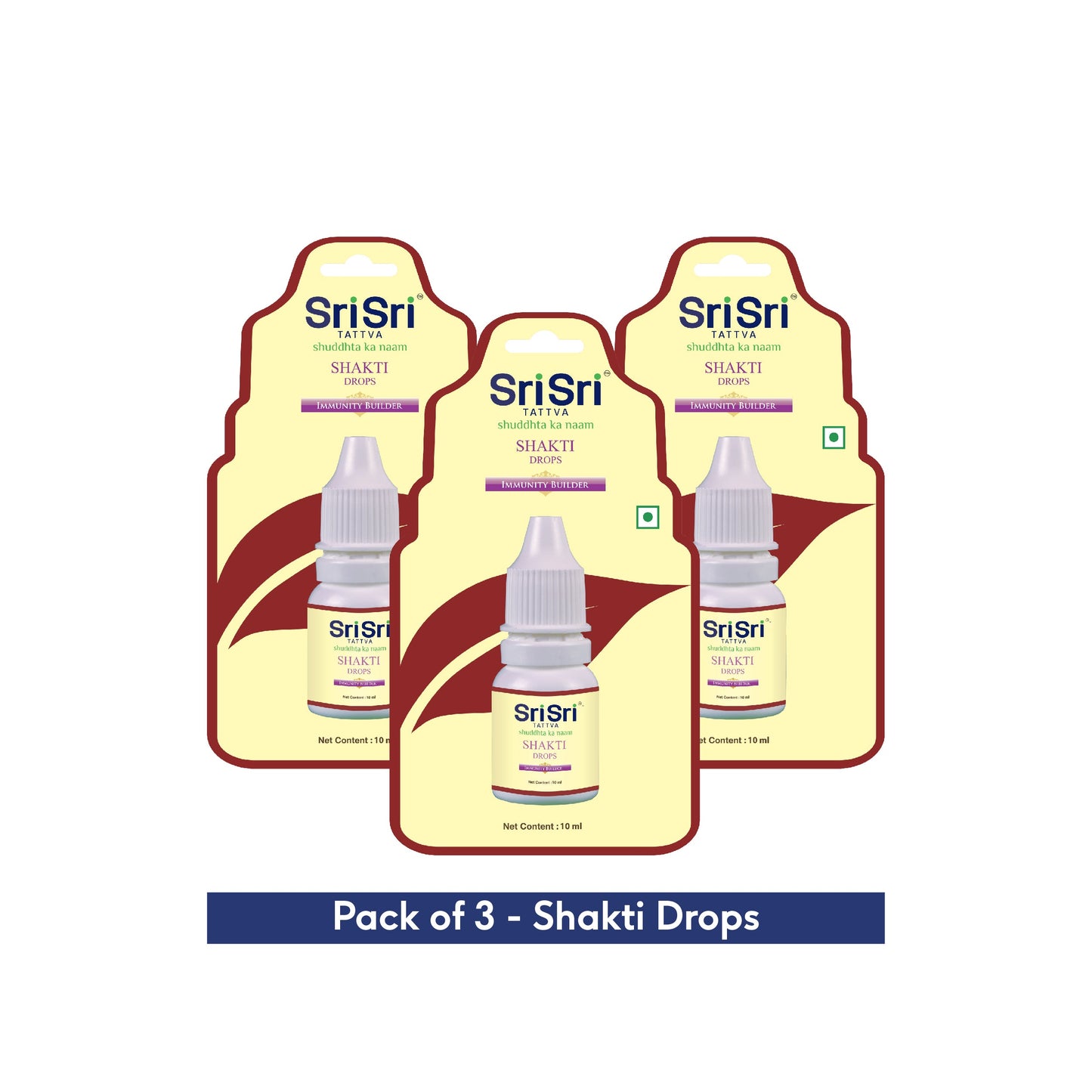 【Sri Sri Tattva】 Shakti Drops Immunity Booster| シャクティ ドロップス 免疫ブースター| 10ml×3