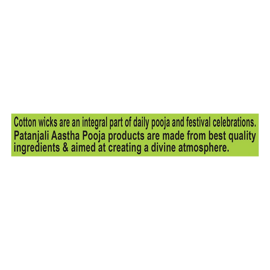 Aastha Cotton Wicks Plain (25 g)