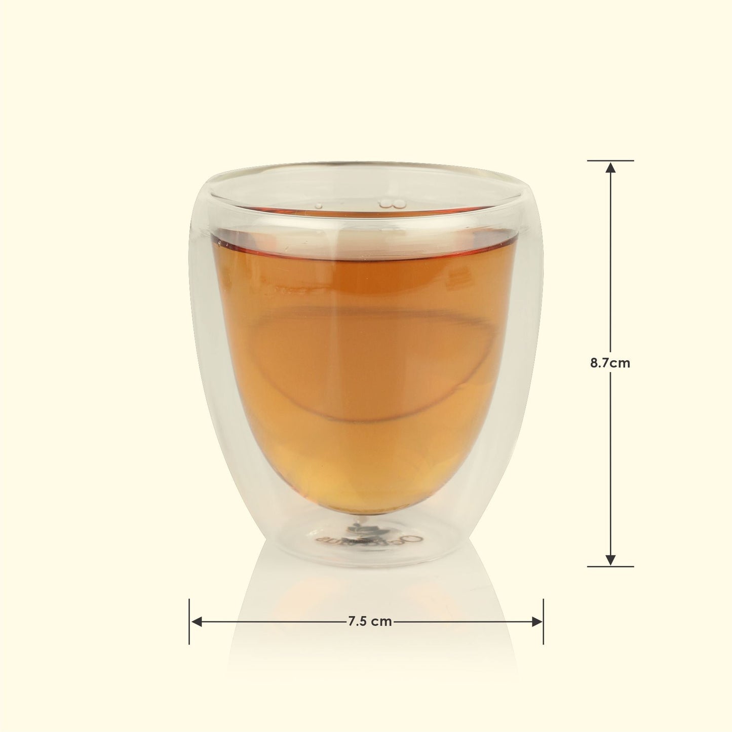Double Walled Borosilicate Glass 190g