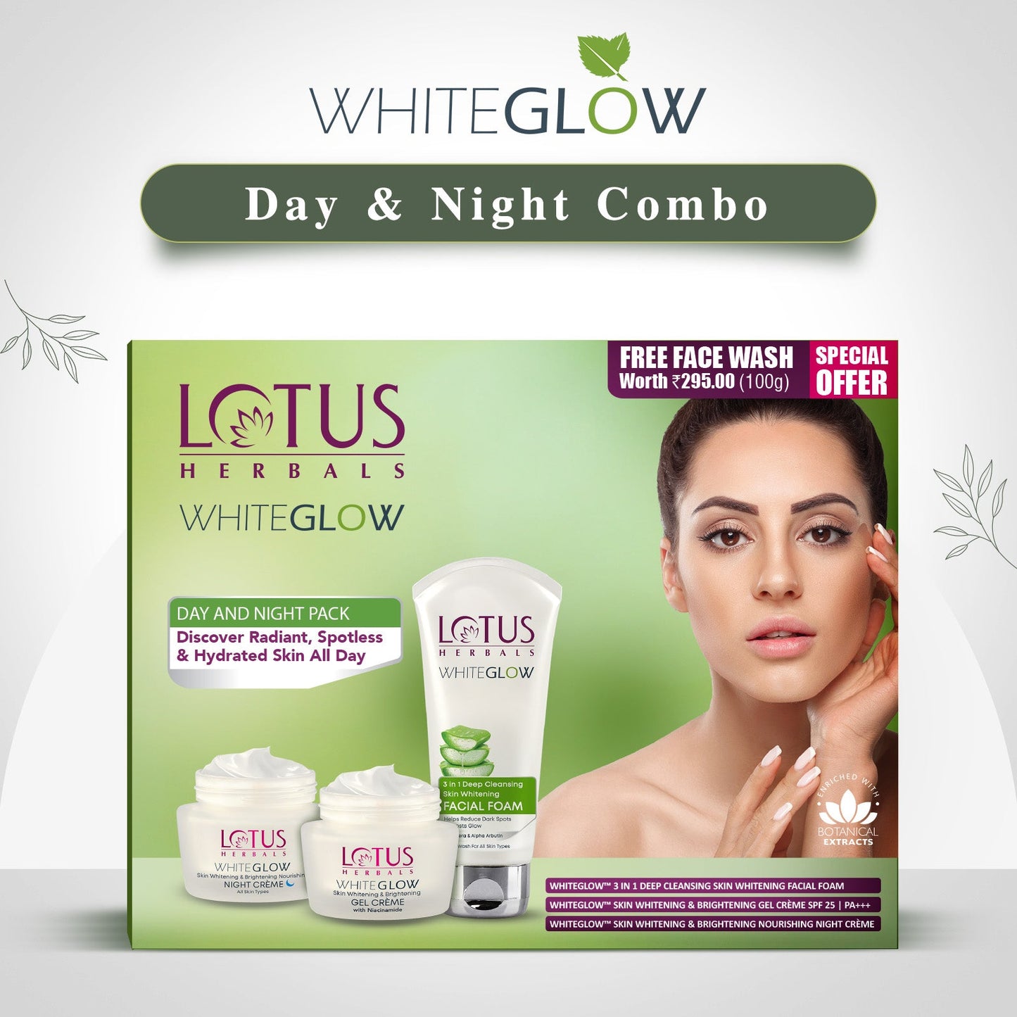 WhiteGlow Day and Night Pack Combo
