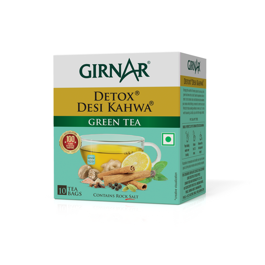Green Tea Bags - Detox / Desi Kahwa 36 Tea Bags