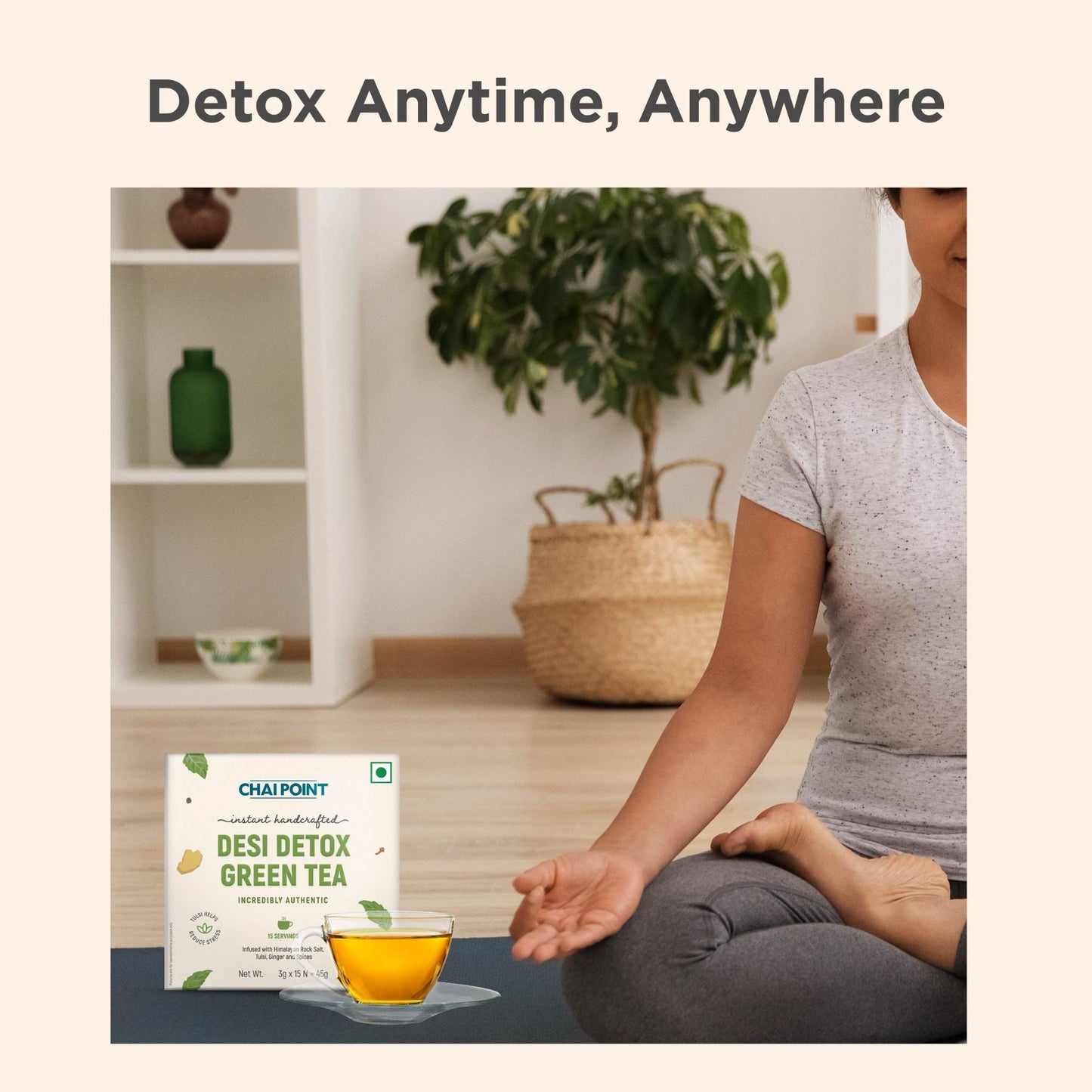 Desi Detox Green Instant Tea - 15 Sachets 15 Sachets