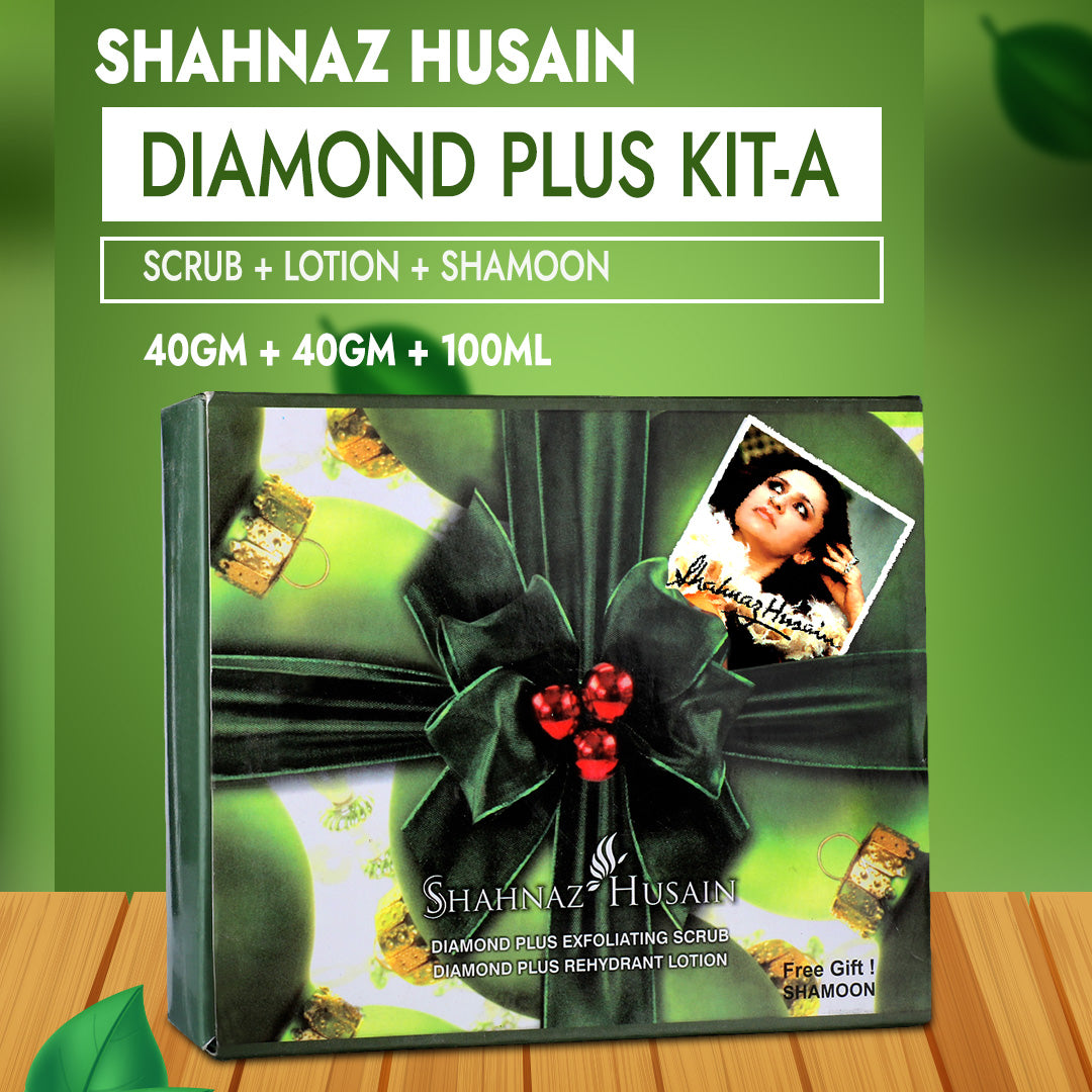 Diamond Plus Kit-A (Scrub 40gm + Lotion 40 gm + Shamoon 100ml) 80g