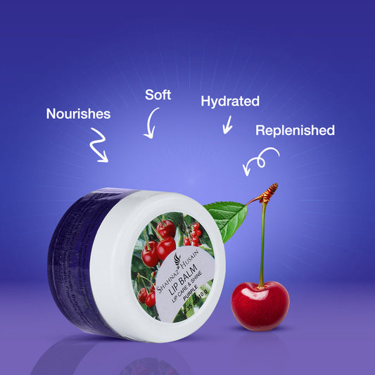 Lip Balm Lip Care & Shine (Purple) 10g